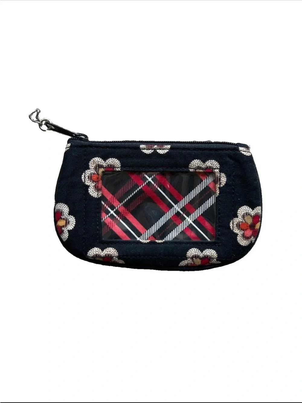Vera Bradley Y2K Fairy Coin Purse ID Bag Floral Small Zip Keychain Boho Festival